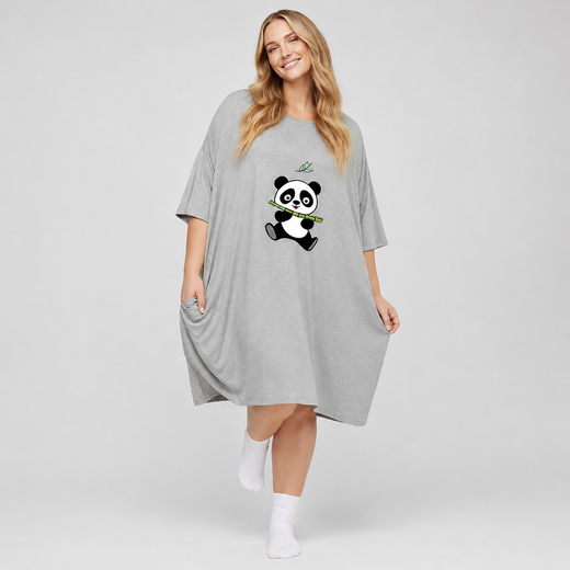 T-shirt de nuit oversize - Panda