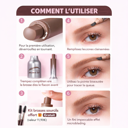 EIRA SculptBrow – Effet Salon en 60 secondes