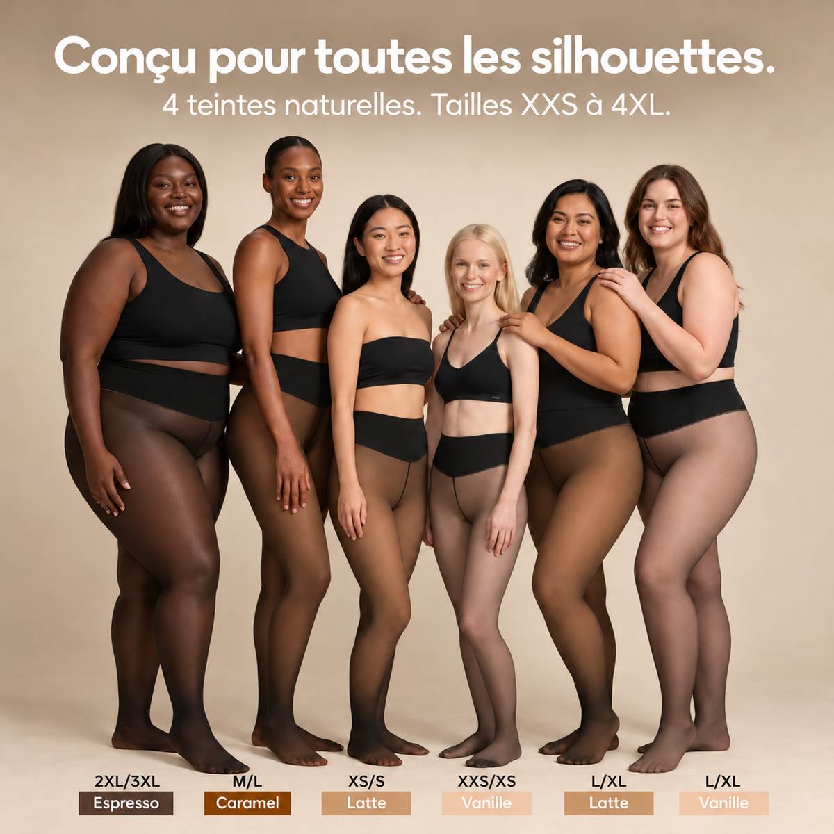 Le Joli Collant - Collant polaire effet transparent